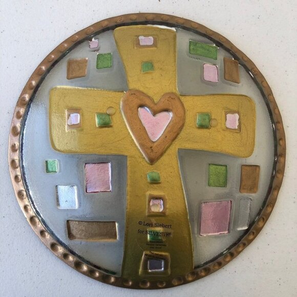 Lori Siebert for Silvestri Beautiful Cross Decorative Plate - Picture 5 of 8